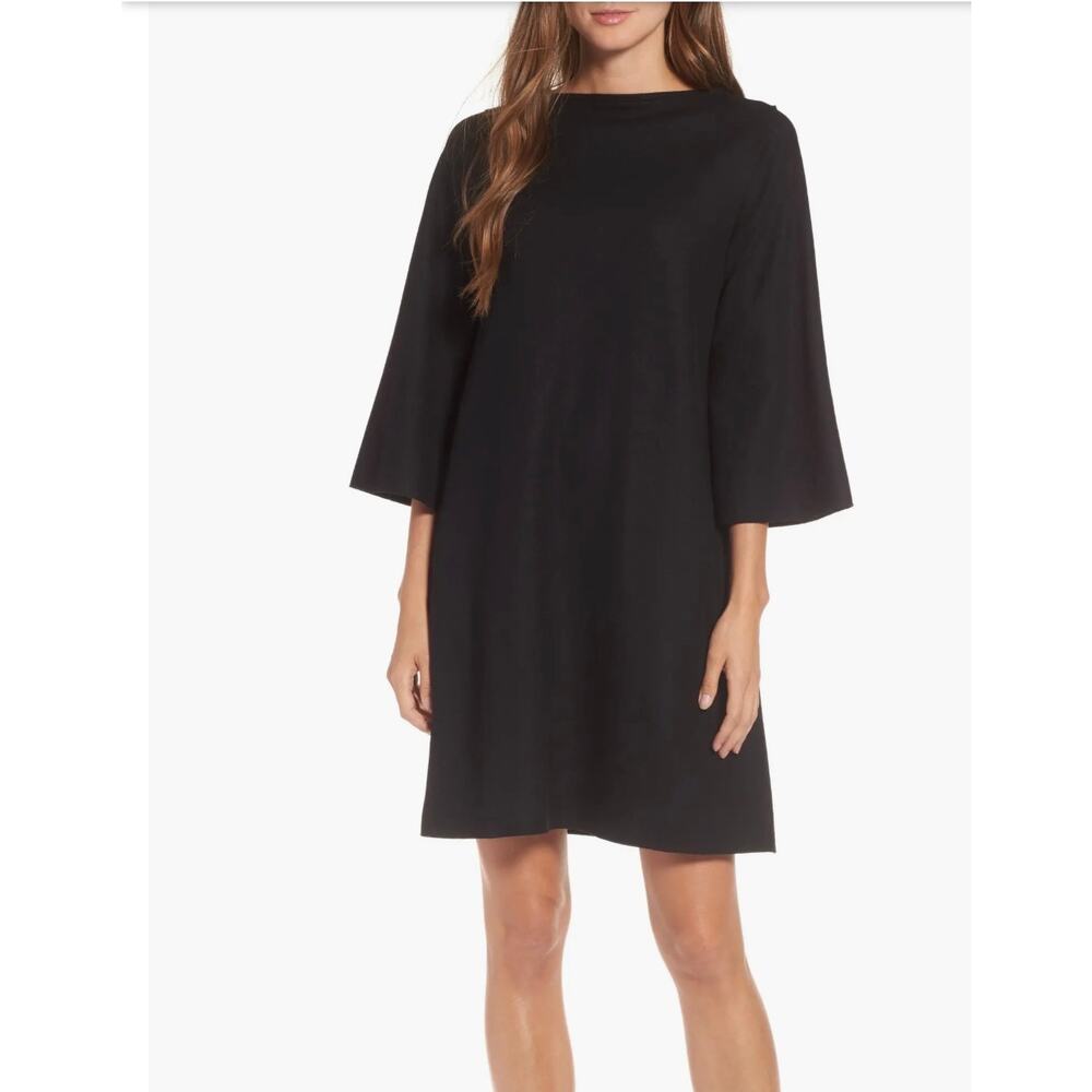 Eileen Fisher Bell Sleeve wool shift Dress